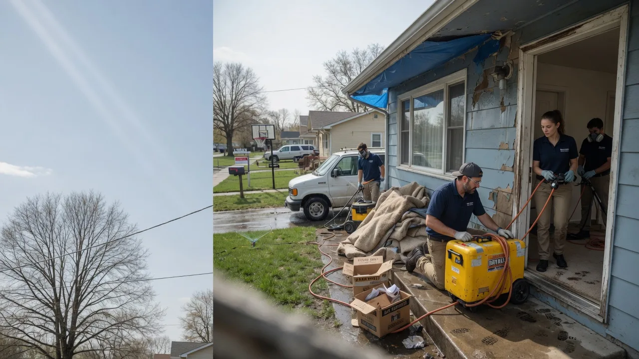 Basement Flood Cleanup in Spottsville, KY near me